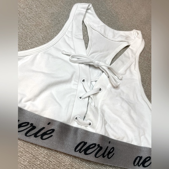 Aerie Lace Up Racerback Bralette - Picture 2 of 3